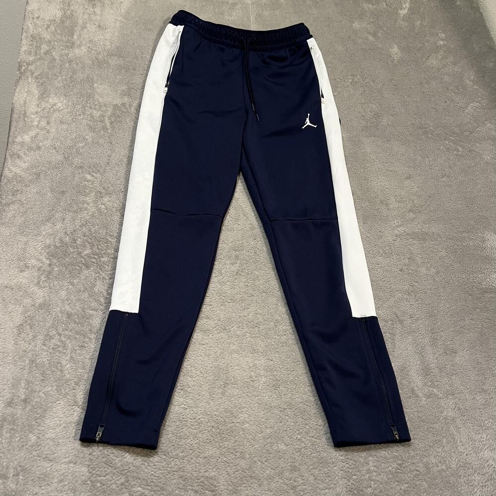 Jordan DNA Team Woven Pants Mens Medium Blue White Colorblock Jumpman Athletic